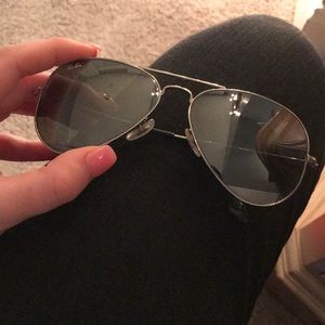 Authentic Rayband Aviator Sunglasses